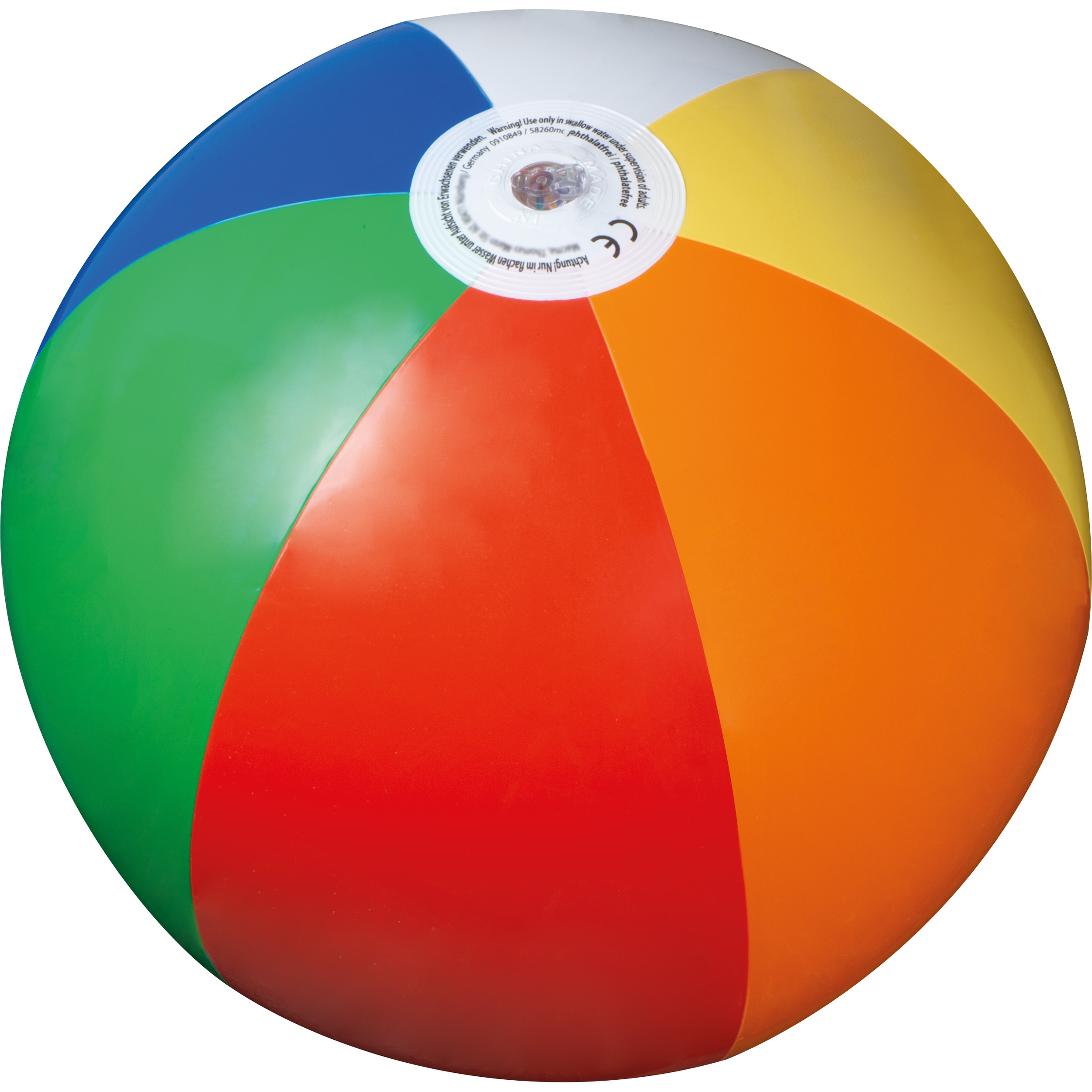 Strandball in multicolor