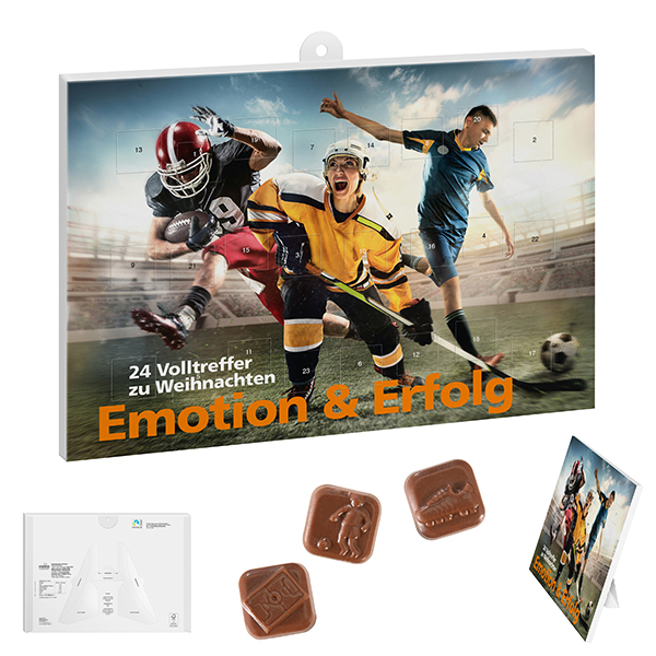 Sport-Adventskalender, Fußballmotive