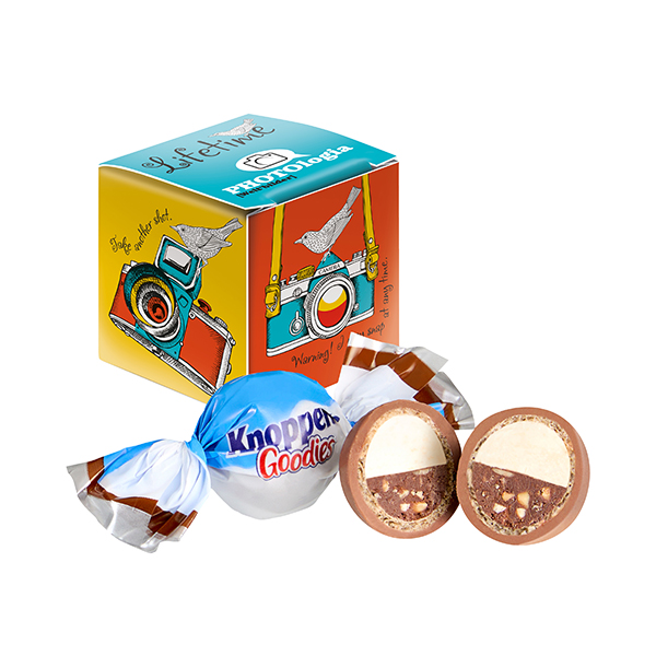 Mini Promo-Würfel mit Knoppers Goodies