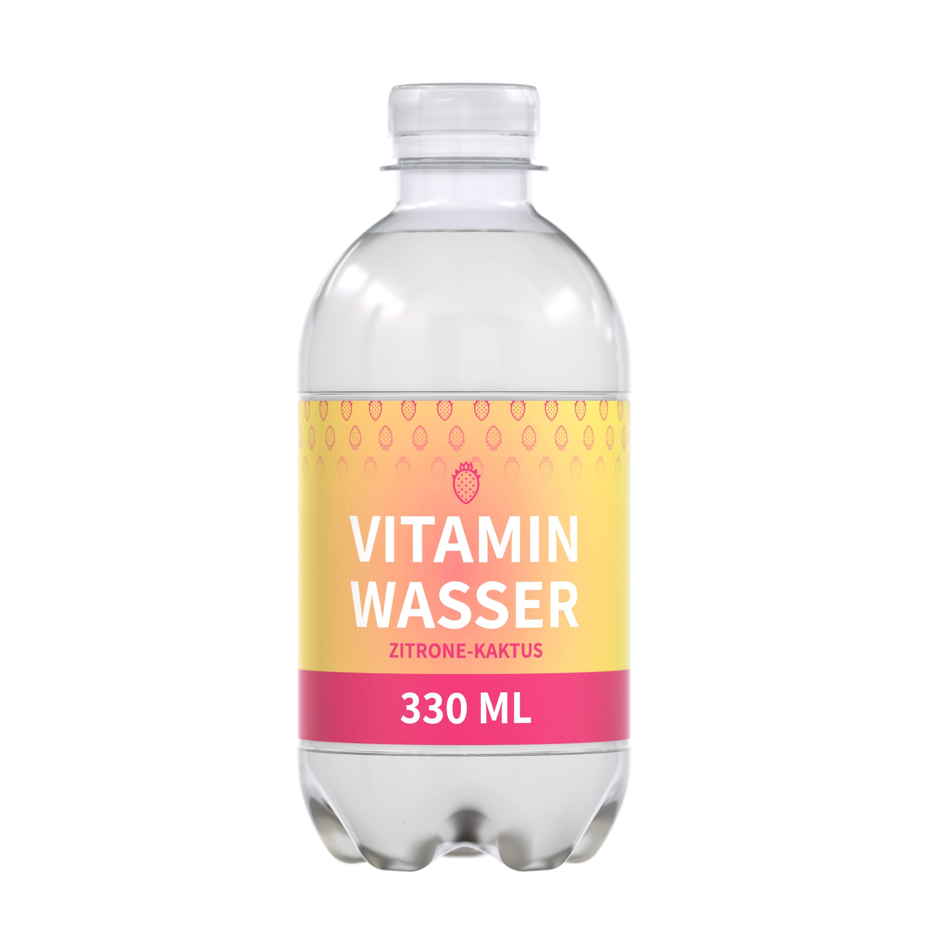 330 ml Vitaminwasser "Zitrone-Kaktus" - Eco Label