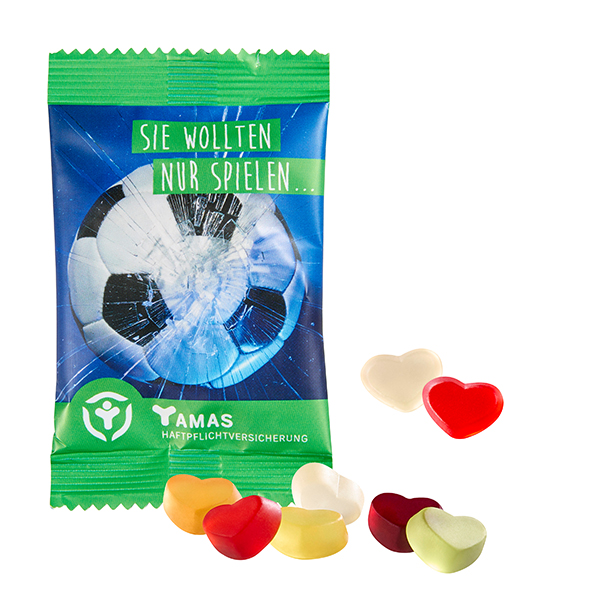 Fruchtgummi STANDARD 15 g, VEGAN im konventionellen Tütchen