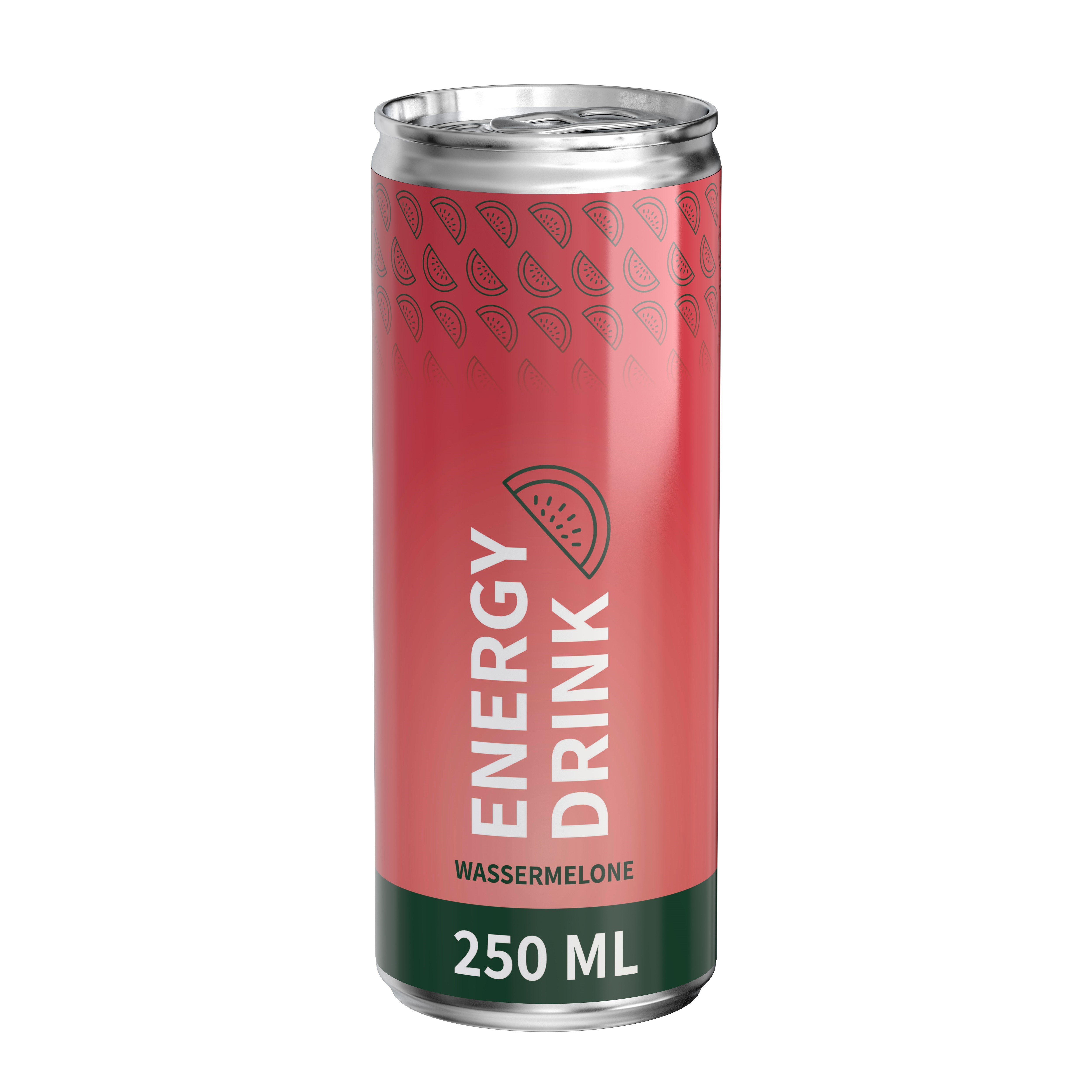 250 ml Energy Drink Wassermelone - Body Label