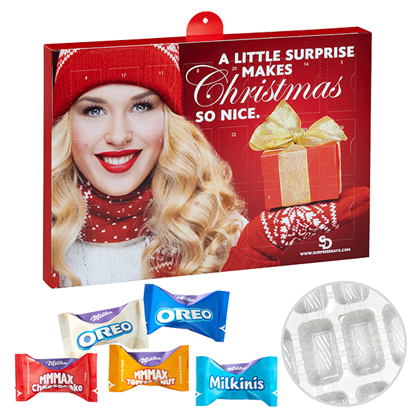 Premium Präsent-Adventskalender mit Milka Favourites Mix