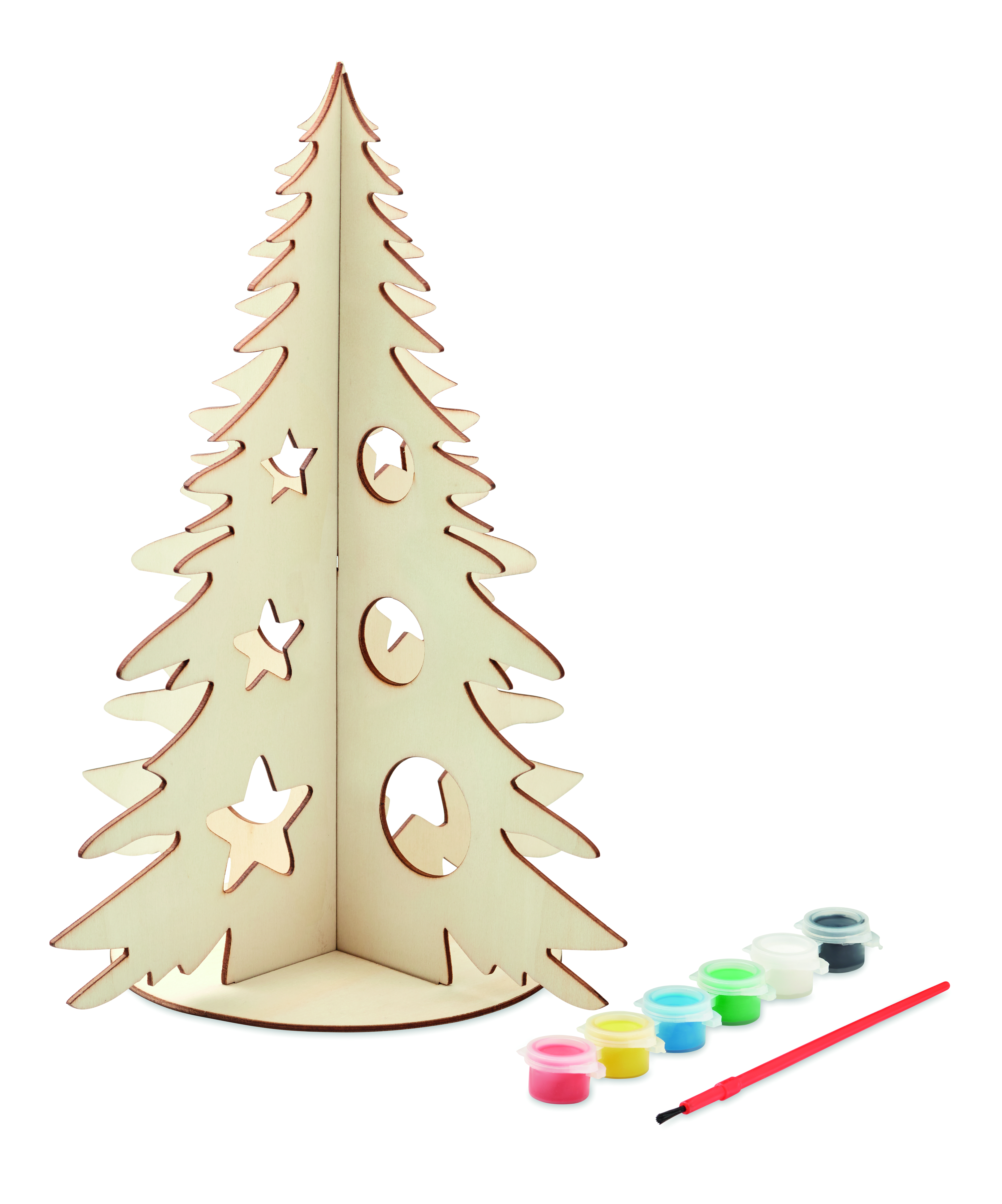 DIY Weihnachtsbaum aus Holz TREE AND PAINT