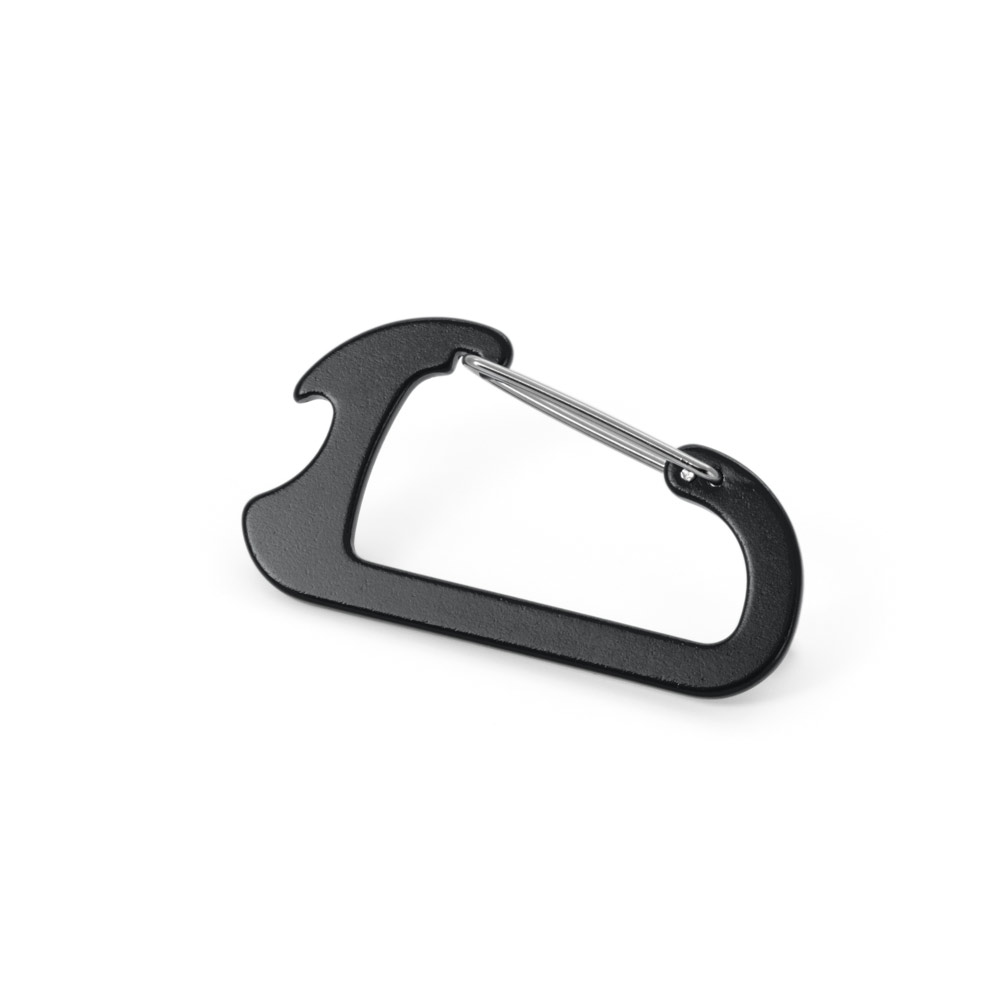 CLOSE Karabiner aus Aluminium mi Kapselöffner