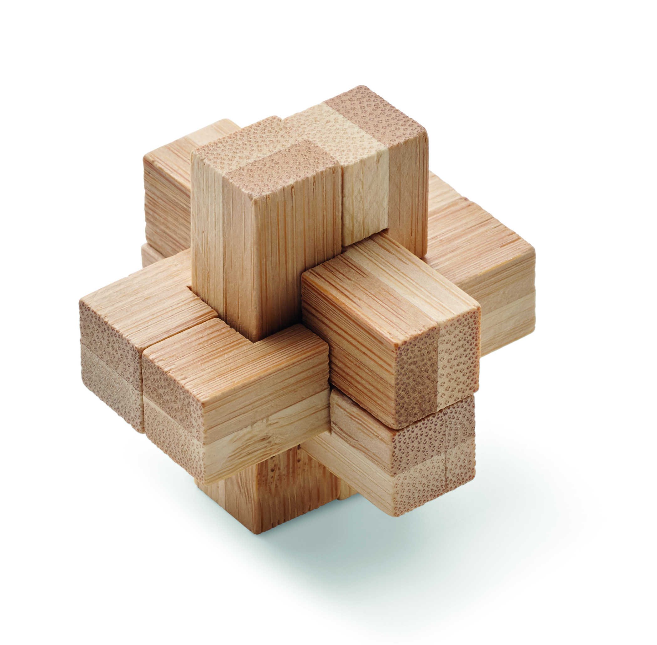 Holzpuzzle / Gehirnjogging Bambus SQUARENATS