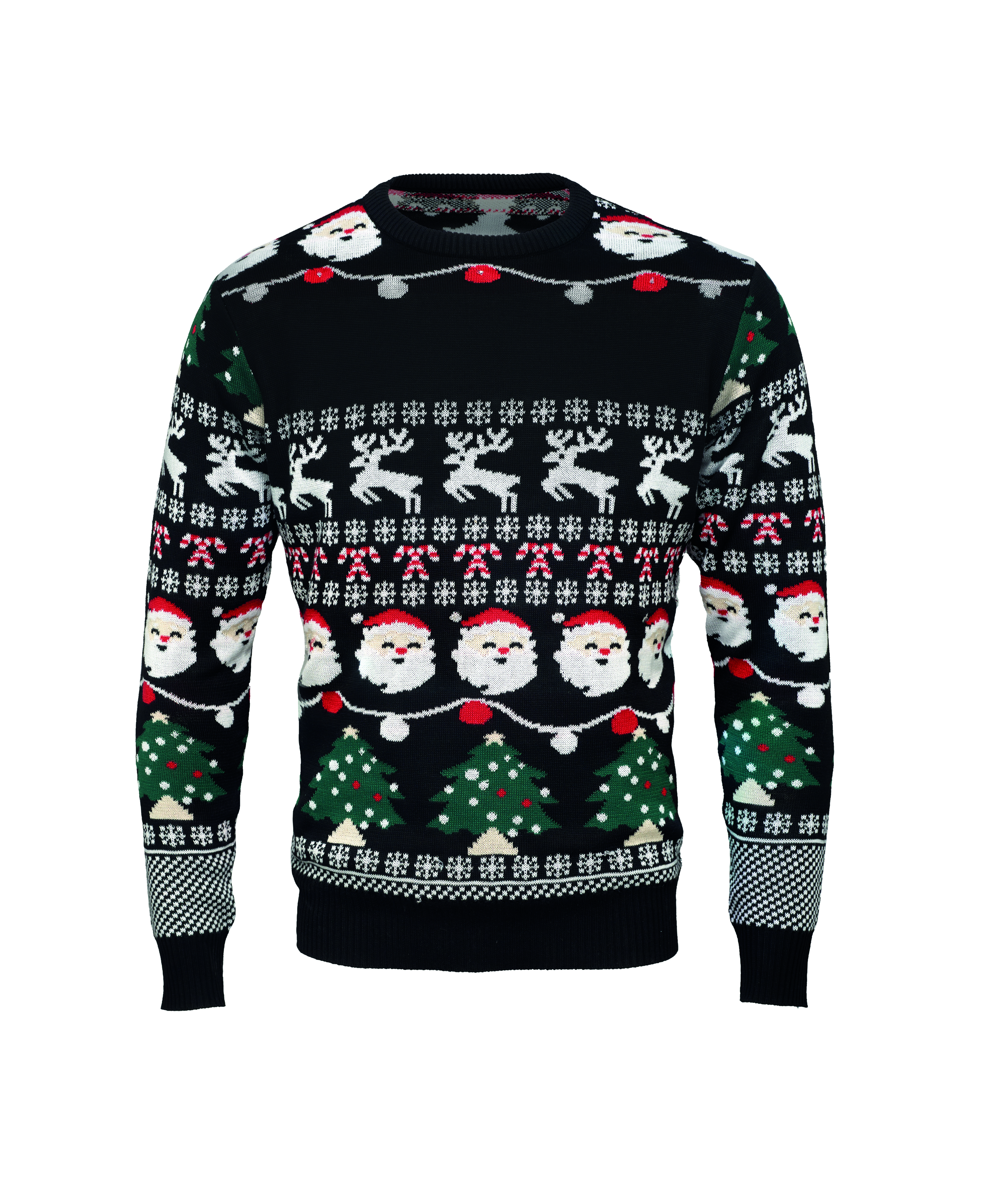 Weihnachts-LED-Pullover S / M SHAMIS