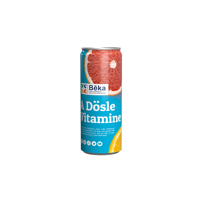 Getränkedose 250ml Isodrink Light, Sleeve-Folie weiß