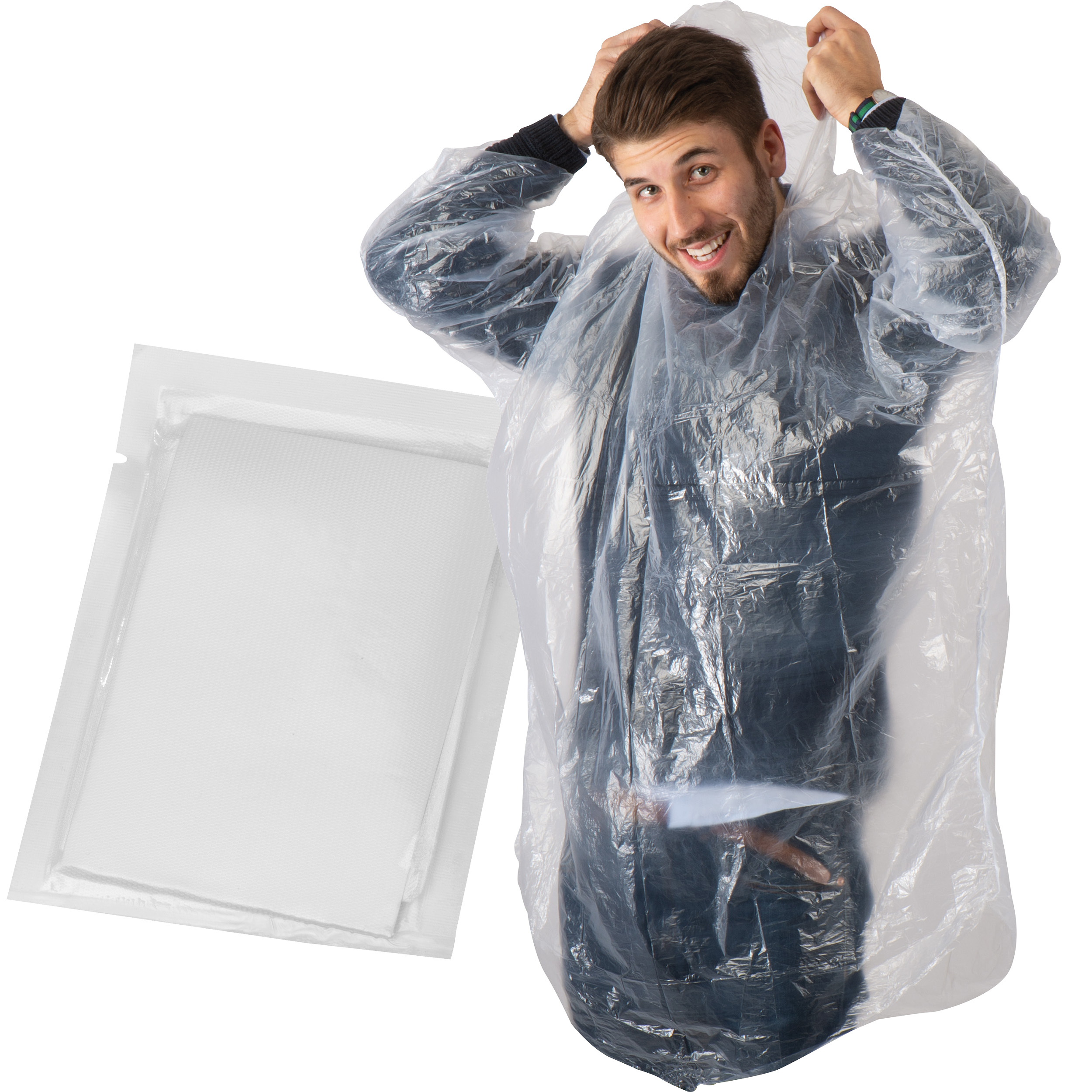 Transparenter Not-Poncho