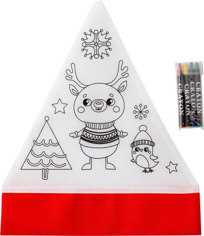 Weihnachtsmütze aus Non-Woven (80 gr / m²) Maryse