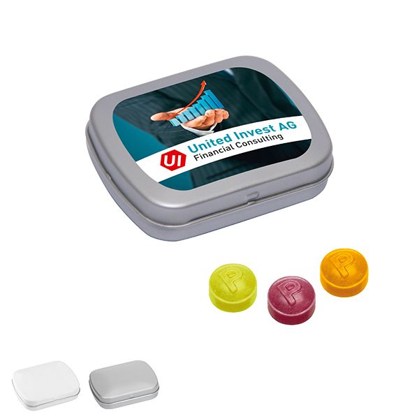 MINI-Klappdose mit Pulmoll Pastillen, 20g