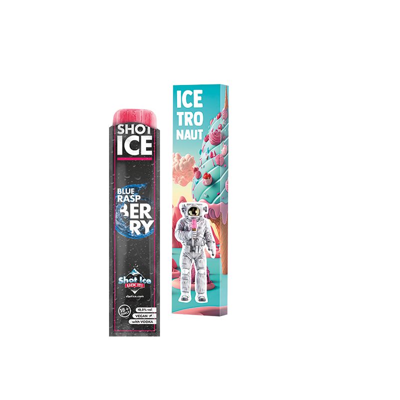 Long Box, Shot Ice - Blue Raspberry 10,5% vol