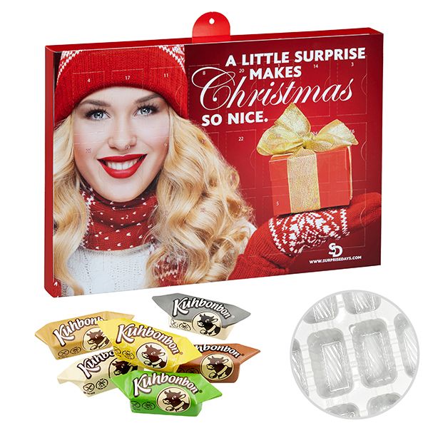 Premium-Präsent-Adventskalender mit Kuhbonbons®