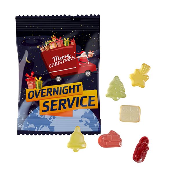 Overnight Fruchtgummi-Weihnachtsmischung